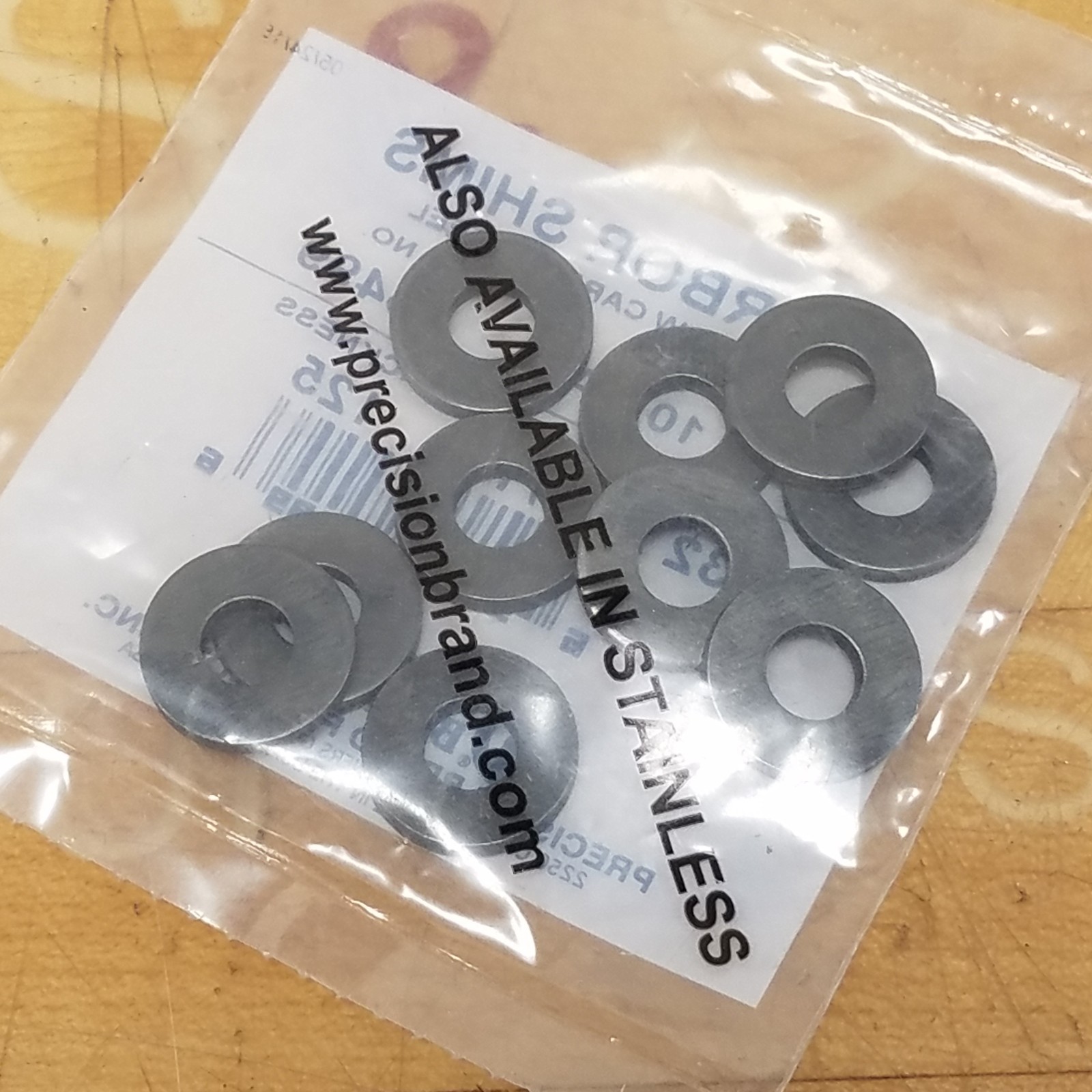 Arbor Shims 25499 Low Carbon Steel 11/32 ID x 13/16 OD, .125 Thickness – NEW