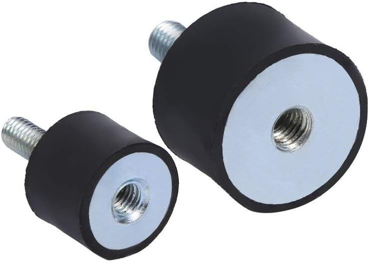 Durable M6 Rubber and Metal Mounts – Shock Absorbers for Vehicles & Machinery