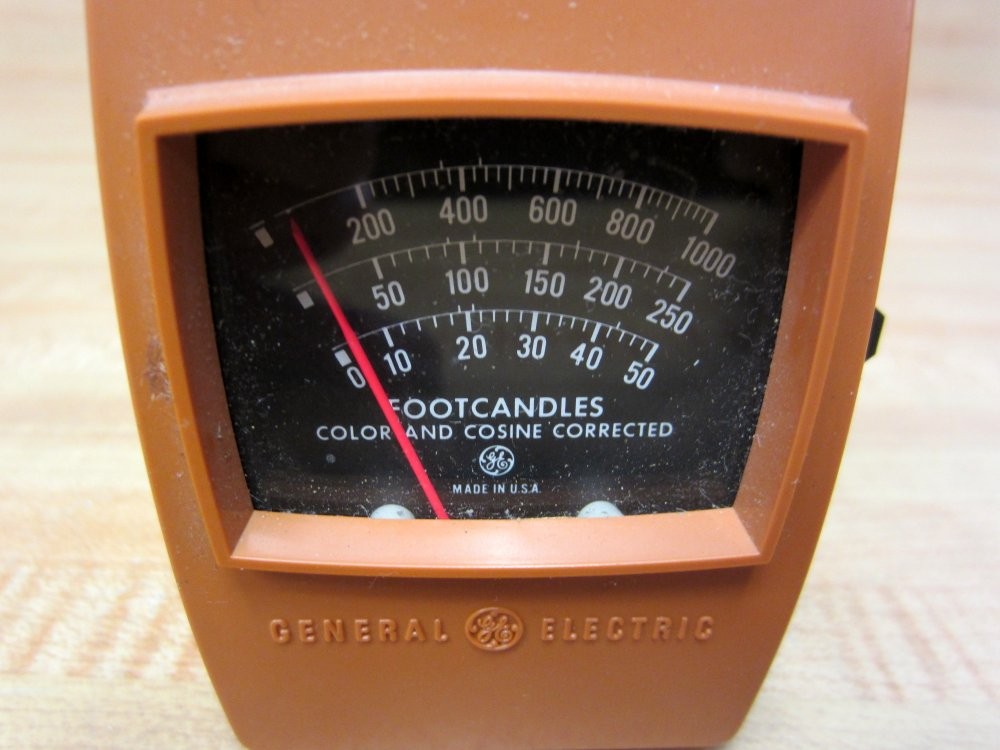General Electric Type 214 Light Meter W/Case GE