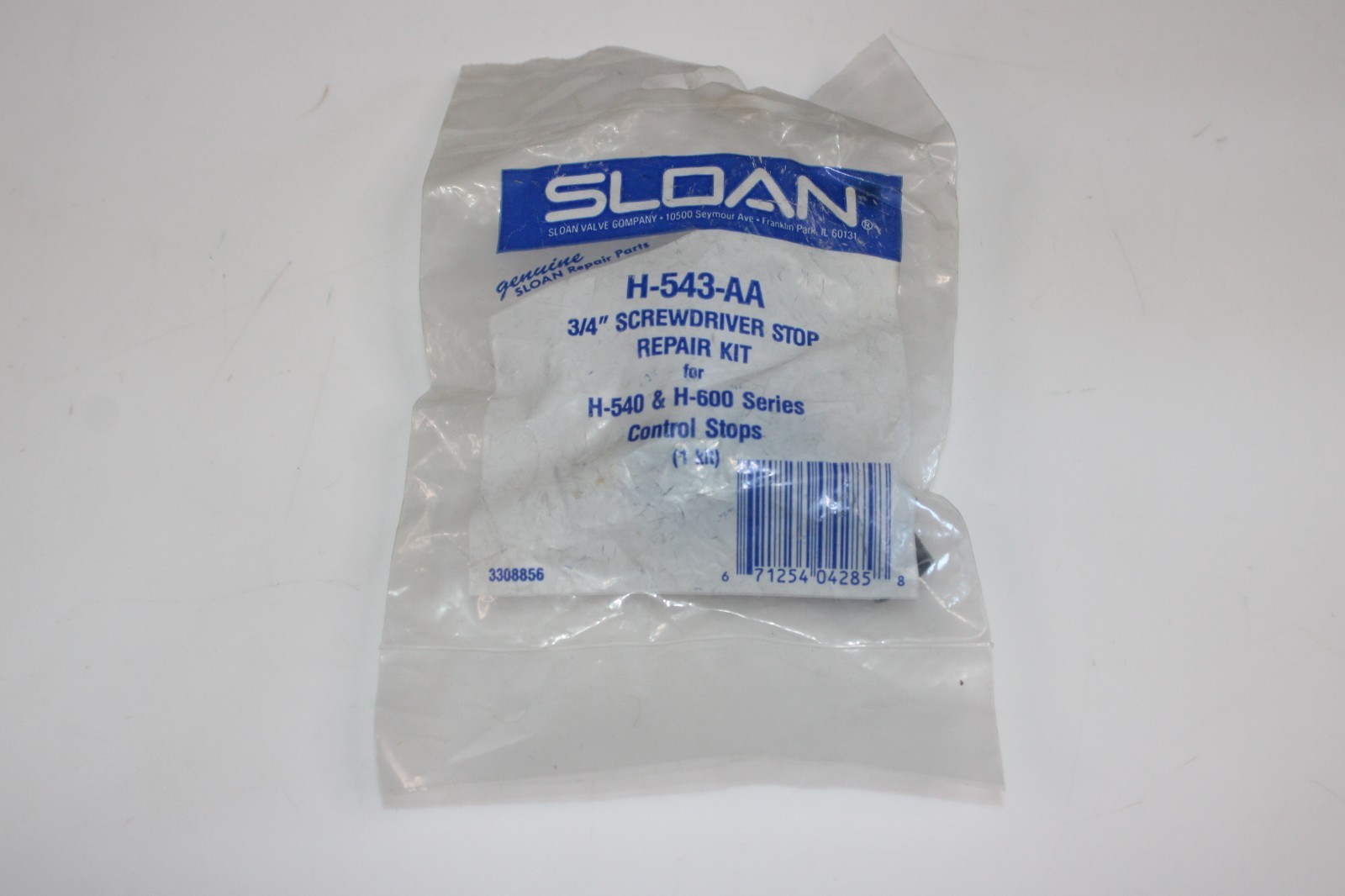 SLOAN 3308856 H-543-AA 3/4″ inch Screwdriver Stop Repair Kit H-540 H-600