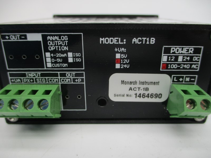 MONARCH INSTRUMENT ACT1B-1-0-1-0-001 100-240VAC NSNP
