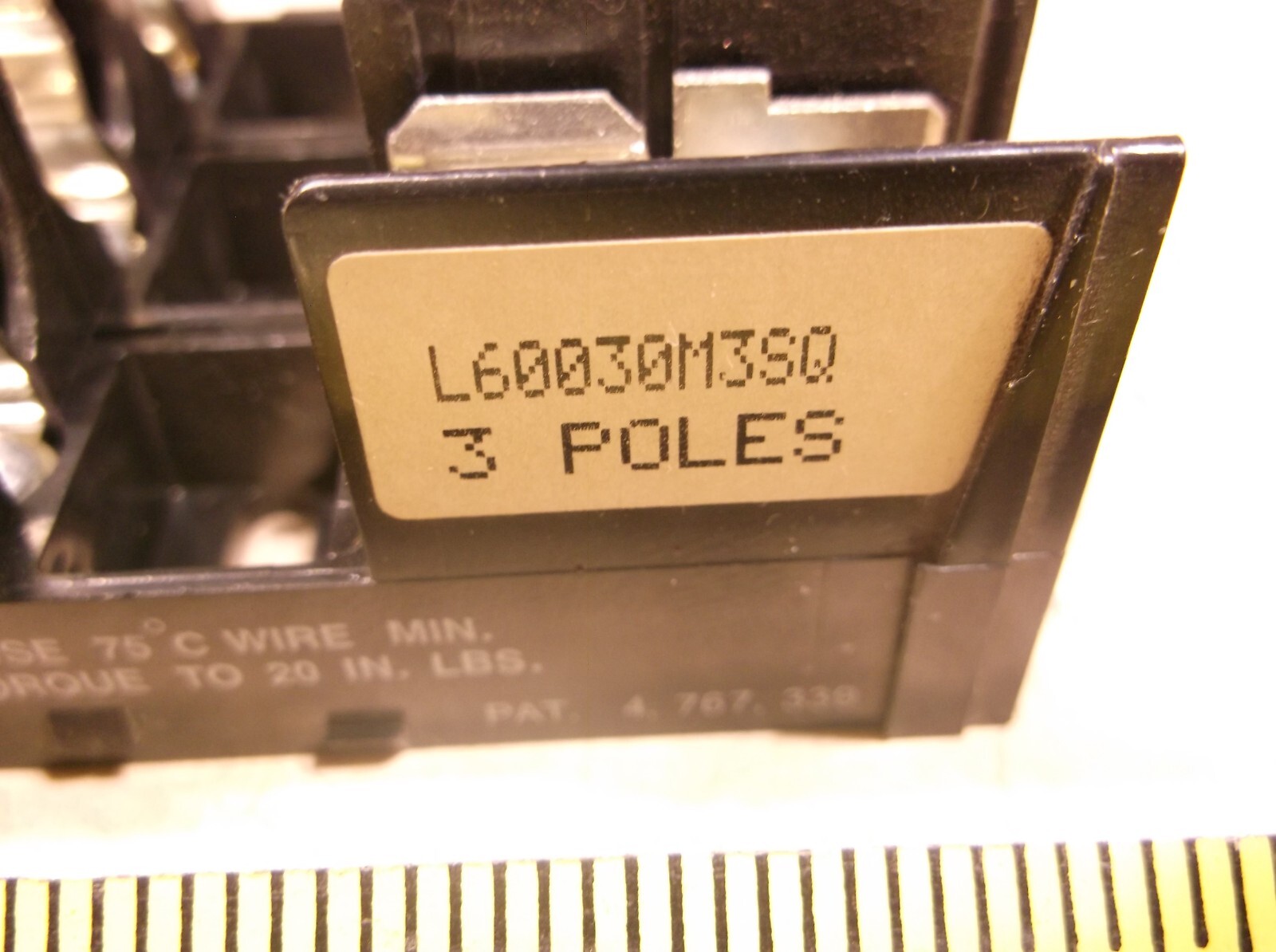 LITTELFUSE L60030M3SQ MIDGET FUSE BLOCK WITH SCREW TERMINAL, C0105
