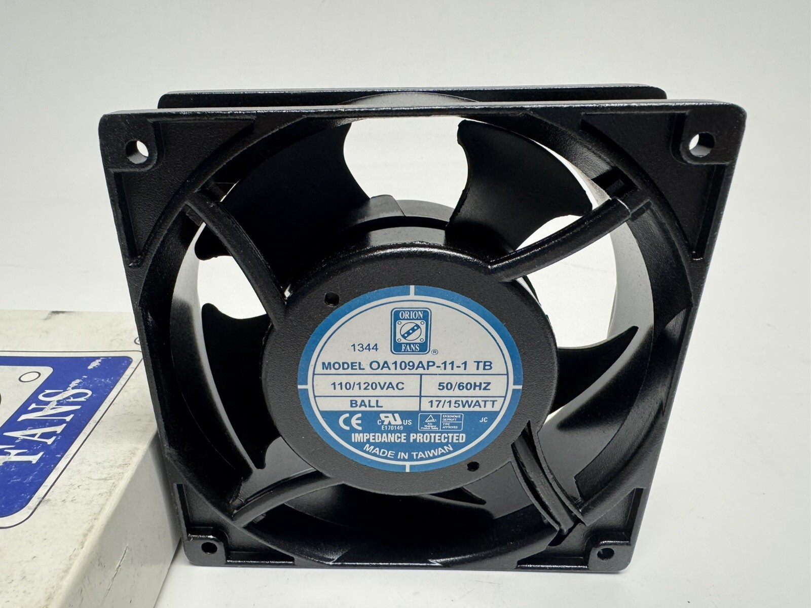 NOS ORION FANS OA109AP-11-1TB 120VAC 60Hz Ball Bearing Axial Fan