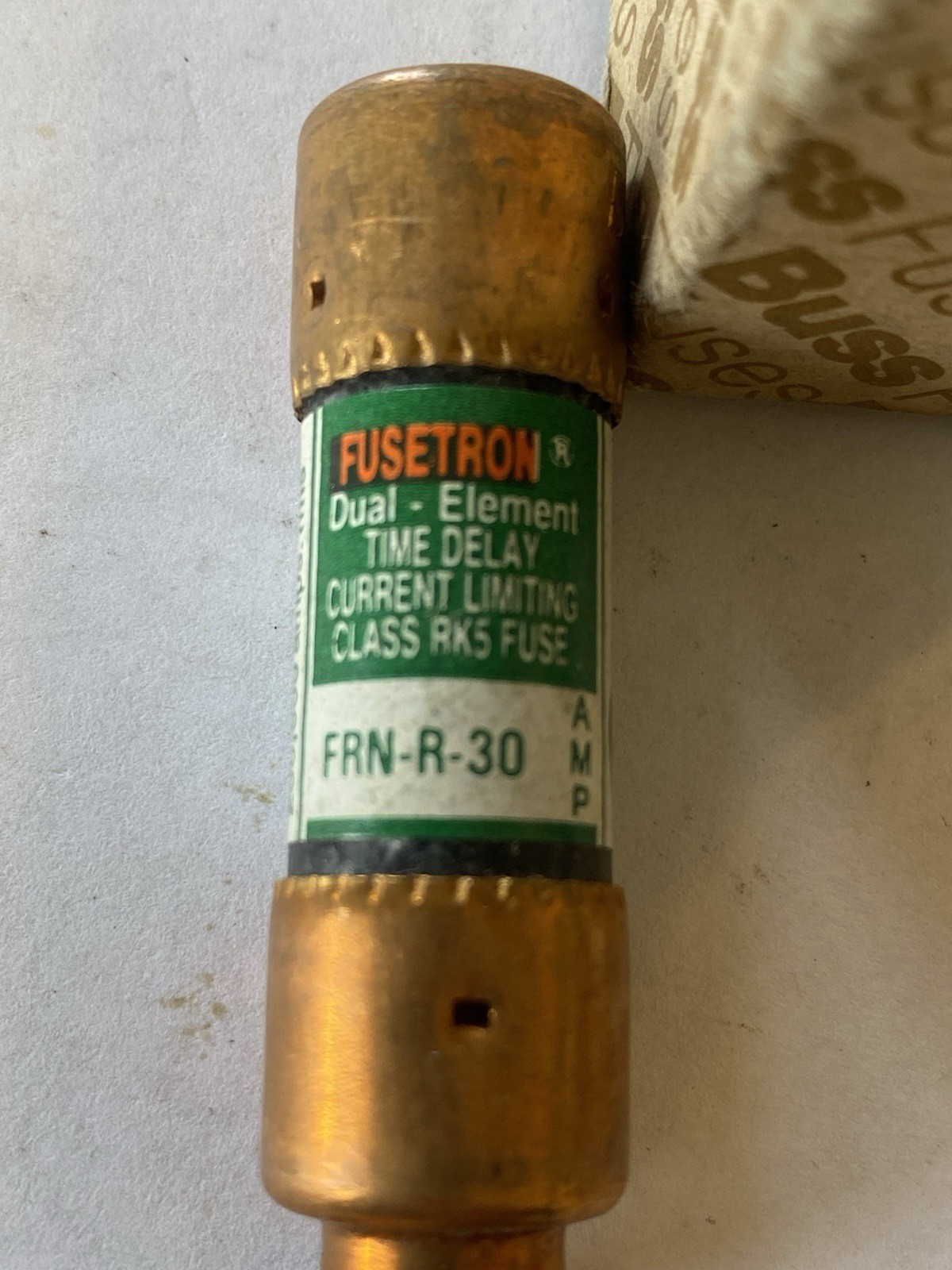 Lot Of 5 COOPER BUSSMANN FUSETRON FRN-R-30 FUSE DE/TD/CL 30A