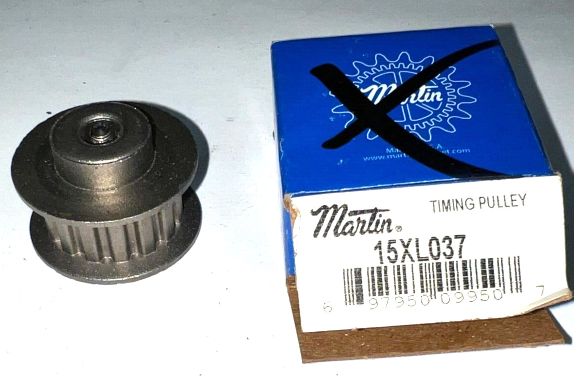 MARTIN BUSHING BORE TIMING BELT PULLEY 15XL0367 0.2000″ PITCH 1.1840″ FLANGE OD