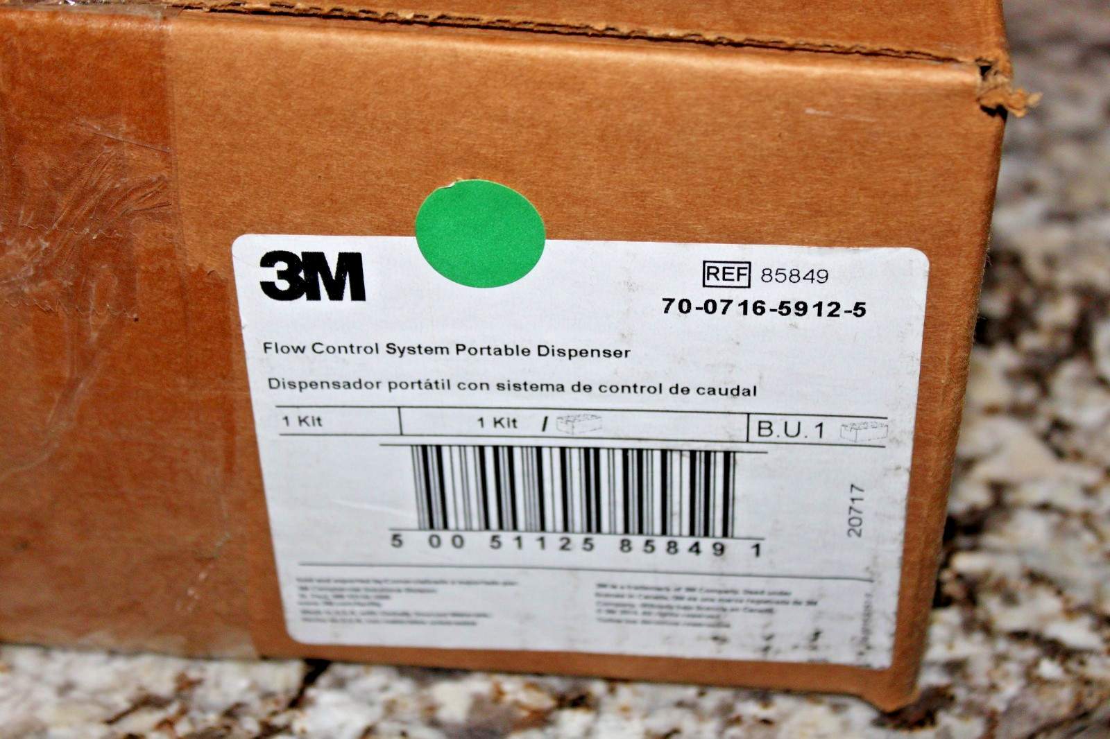 NEW 3M Flow Control Portable Dispenser Kit 85849, Flow Control Dilution System