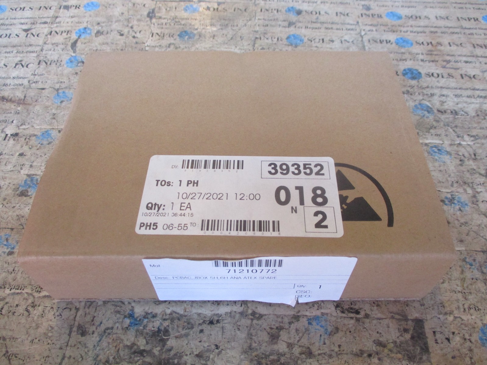 Mettler Toledo 71210772 00 2117 Analog Jbox Board %H 6H ANA ATEX Spare *NEW*