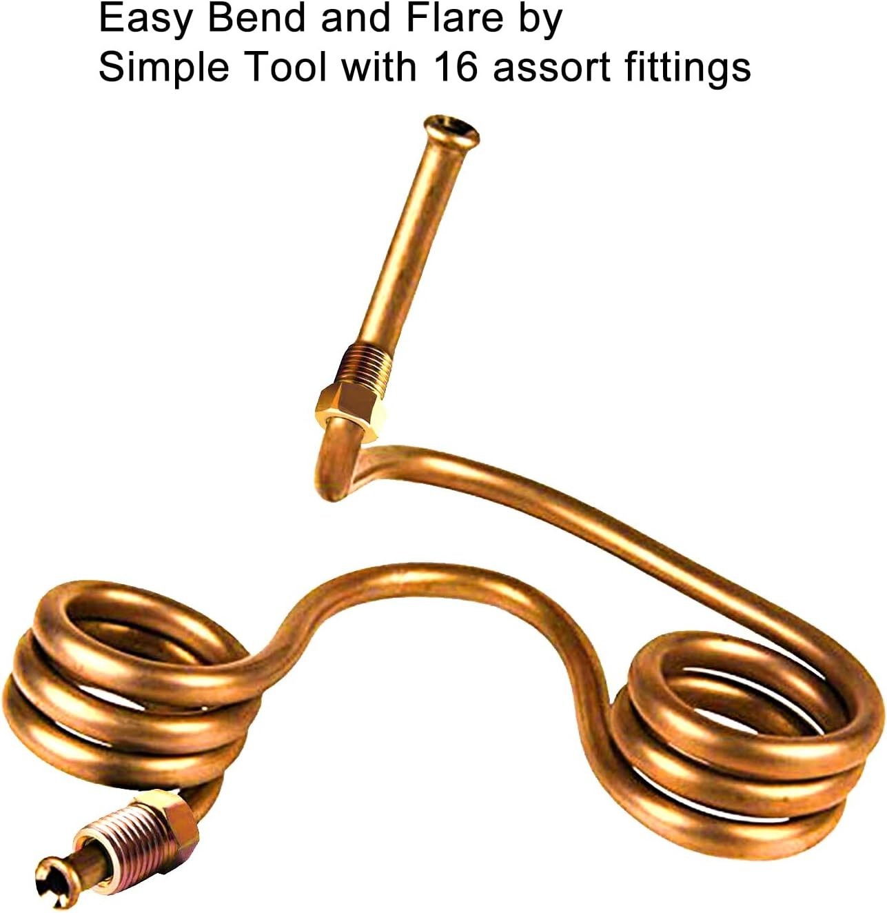 Brake Line Tubing Kit 3/16 & 1/4 Inch 25Ft Dual Size – Copper Coated Alloy Steel