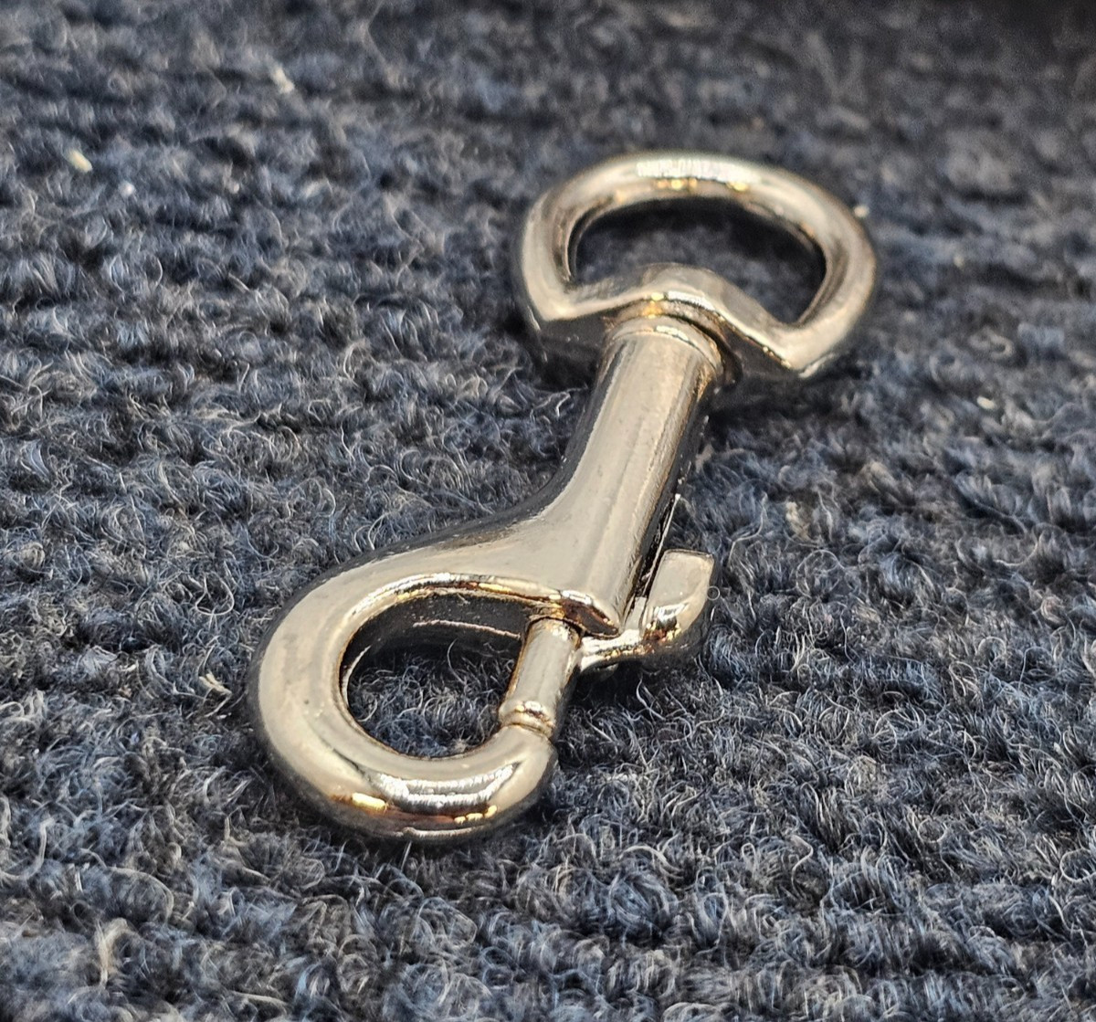 (QTY 10) Swivel Snap Hooks Chrome Finish Stainless Steel Bolt Snap