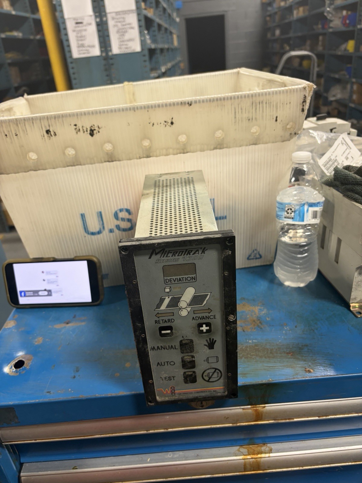 Microtrak Series 9500 Control Amplifier 875-620-00 USED