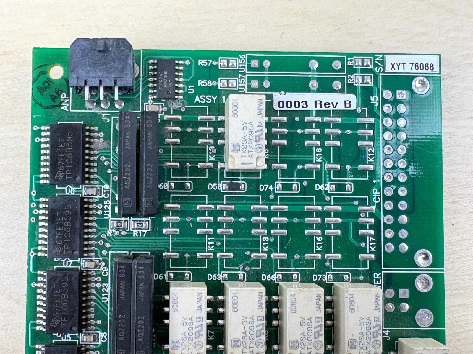 Lancer FBD 16-2085-0003 Rev B DIO Board, 16-2084-001