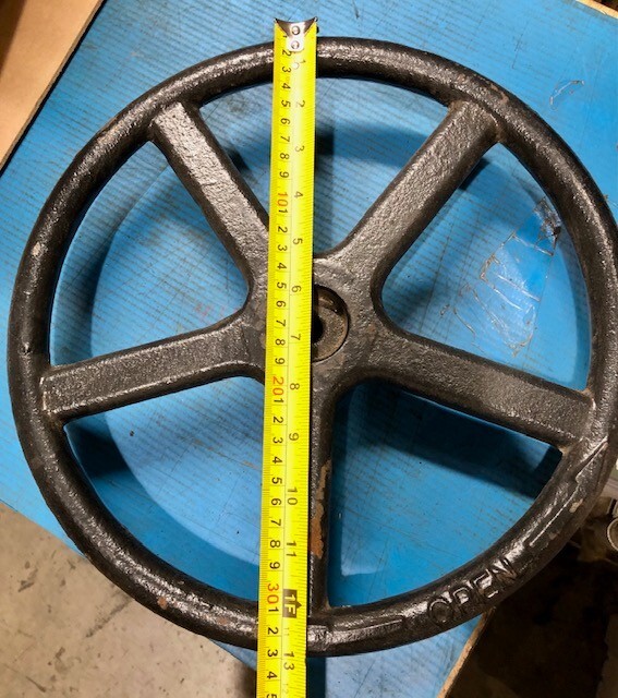 NEW VALVE CAST IRON HANDWHEEL 6″ RW OL PART NO. 285969 WHEEL HANDLE