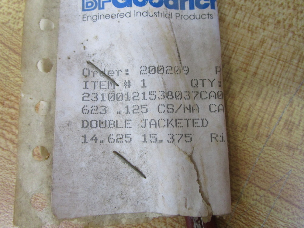 BF Goodrich 23100121538037CA00 Garlock Gasket W/Rib 14.625 X 15.375