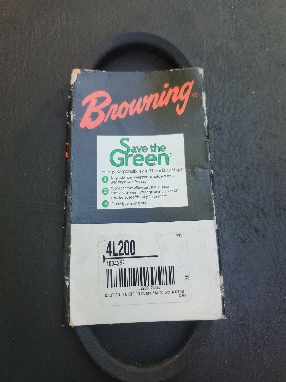 Browning FHP Belt Emerson 4L200 19″ V-Belt