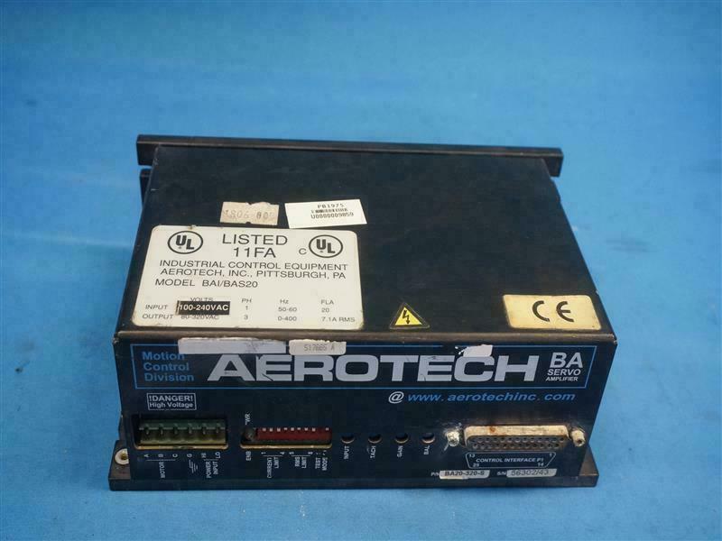 Aerotech BA20-320-S BA20320S Servo Amplifier