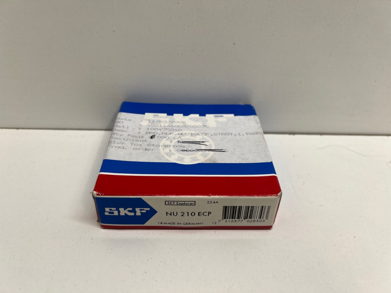 NEW IN BOX! SKF CYLINDRICAL ROLLER BEARING NU-210-ECP