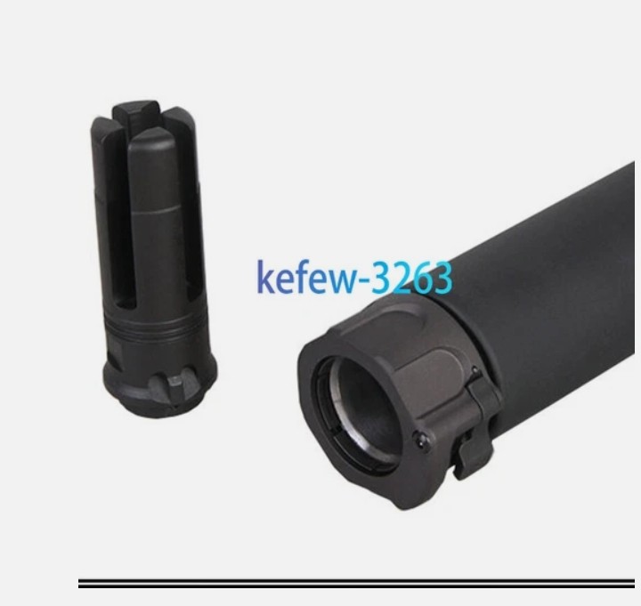 Airsoft Bay 165mm SOCOM556 RC2 Suppressor -14mm CCW Dark Earth Tan
