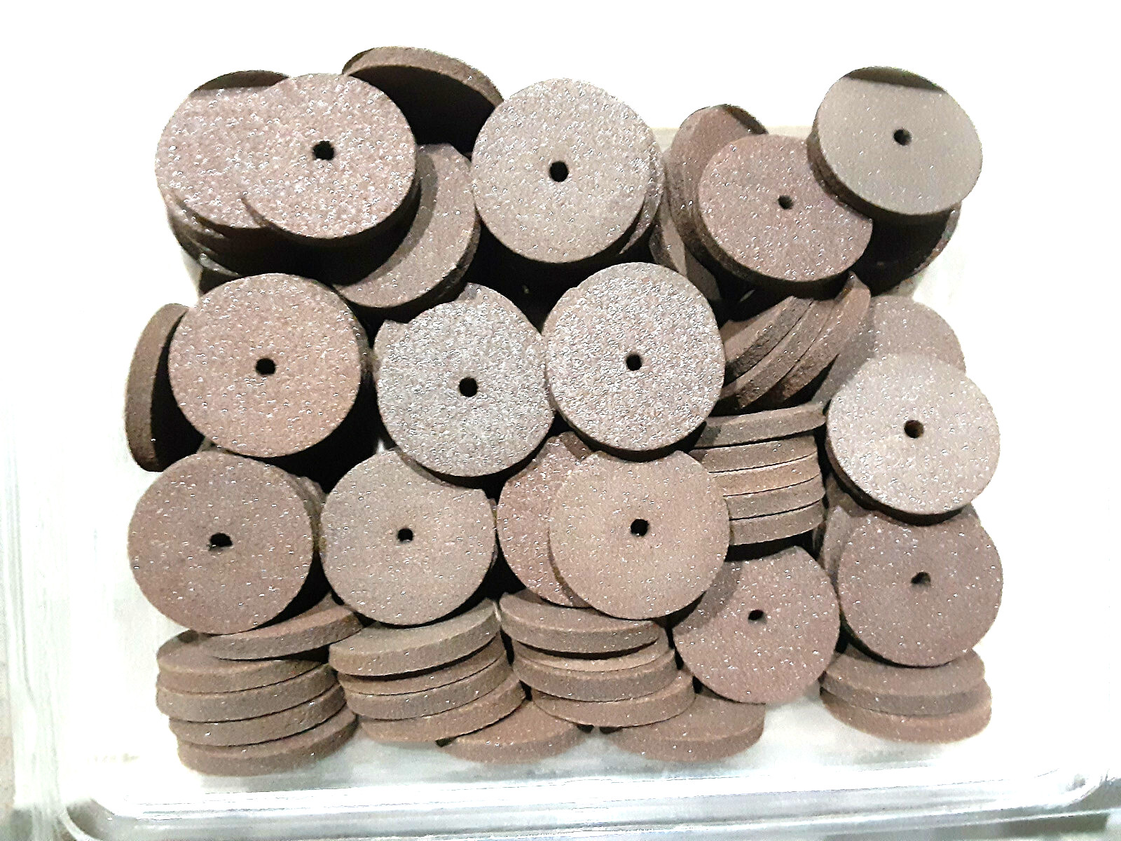 Red Flash Finishing Wheels Dental Grinding Polishing Wheel Abrasive 100 pcs.