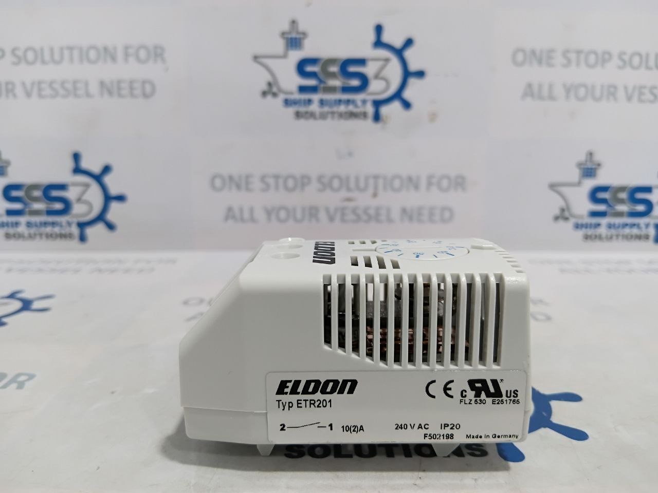 Eldon ETR201 Thermostat 240VAC Range 0°C – 60°C P/n 17121001280 IP20