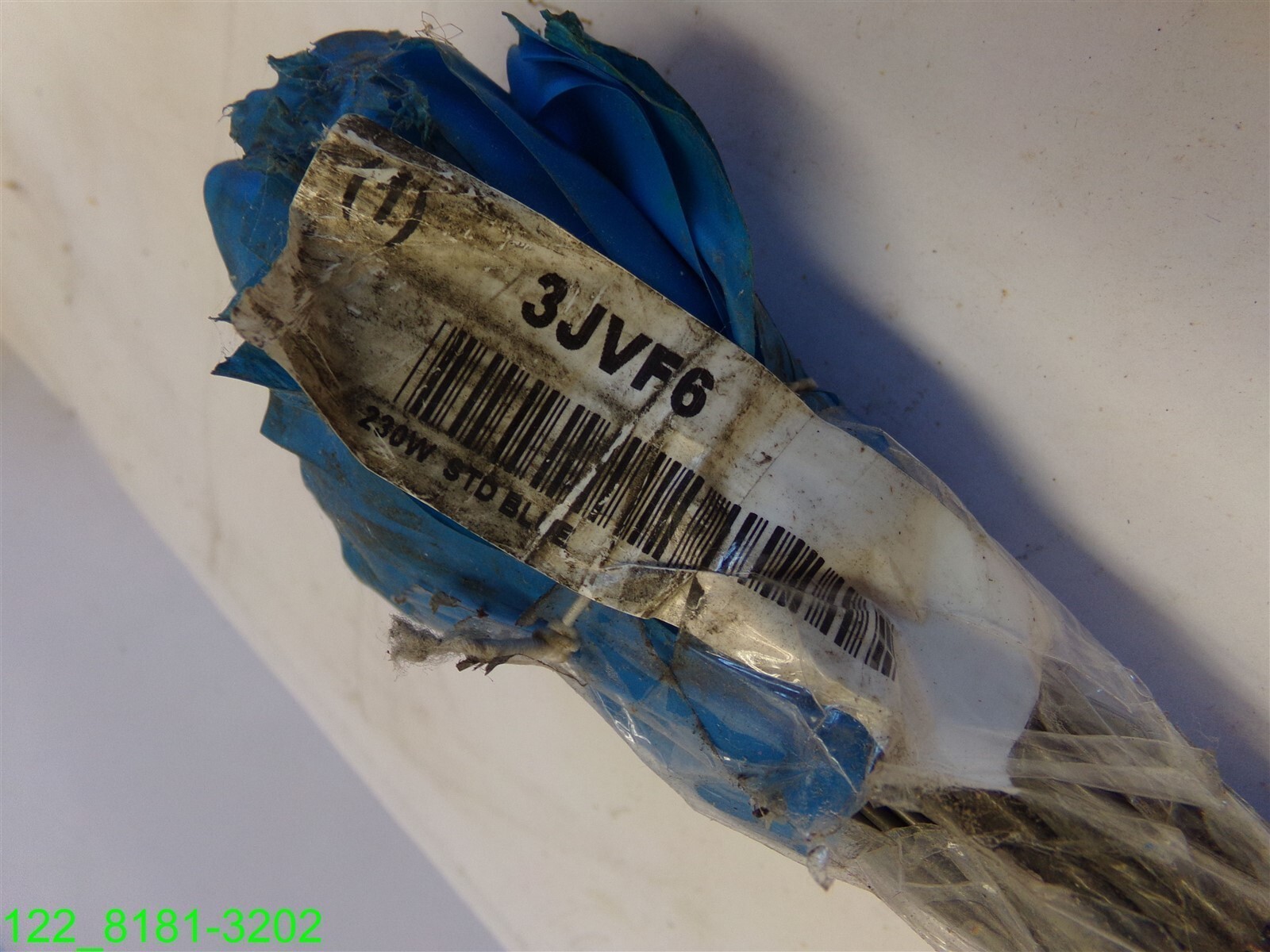 QTY=100: Blue Marking Flag: Blank, 2-1/2″ X 3-1/2″ X 30″ Overall Ht 3JVF6