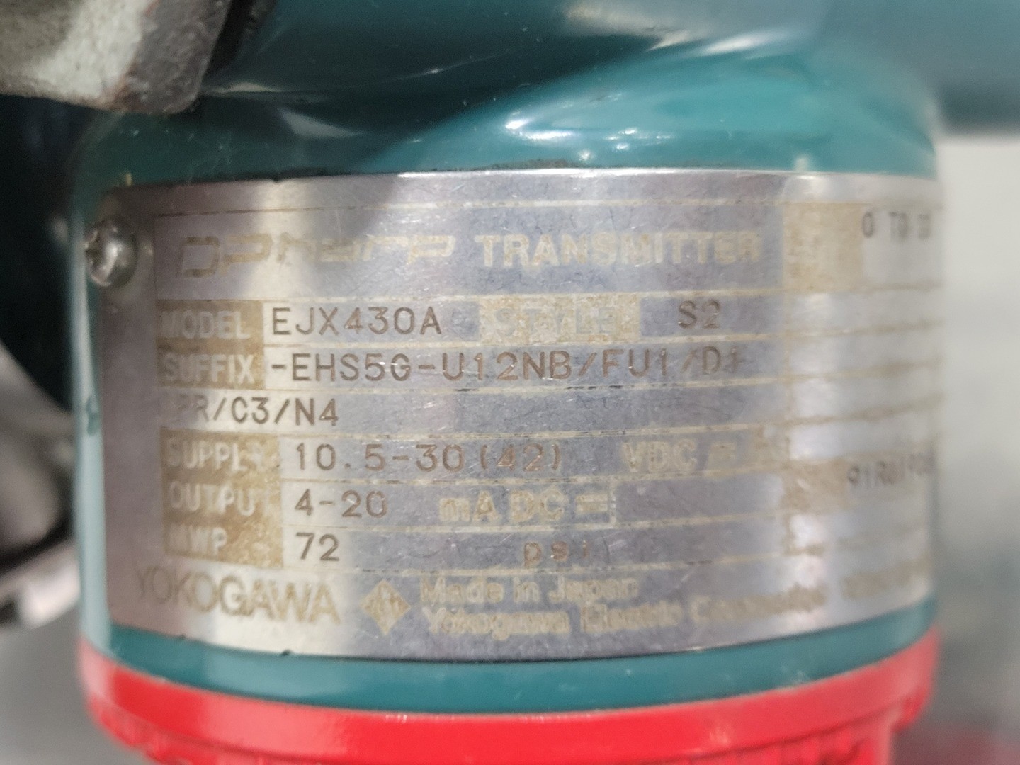 Yokogawa EJX430A Gauge Pressure Transmitter