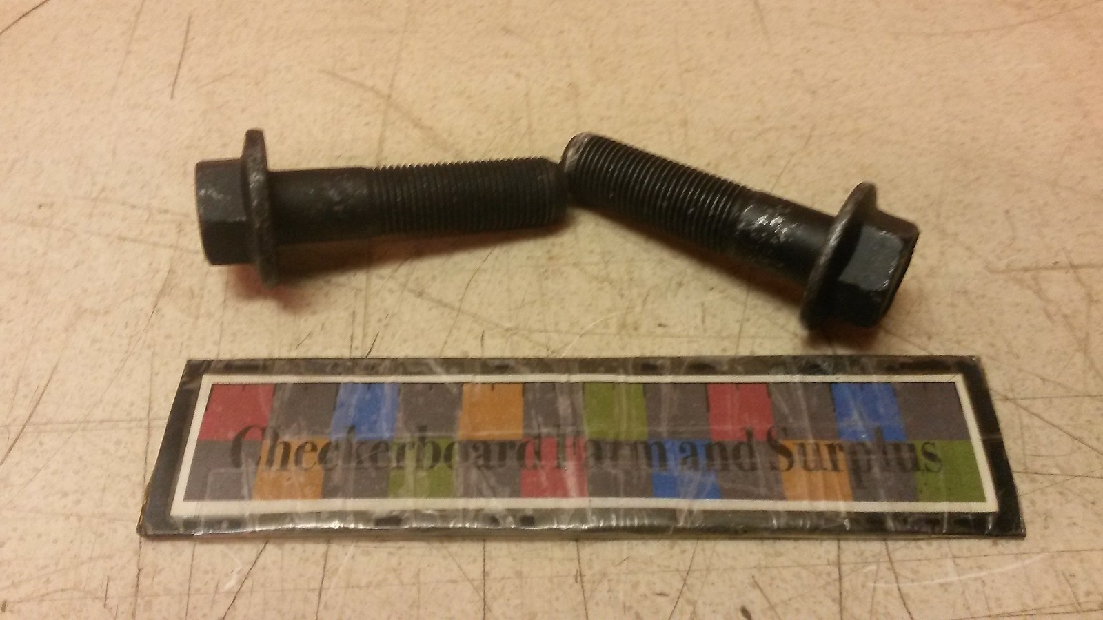 NOS Qty-2 NOS Metric Hex Head Flange Bolts Grade 10.9 M16-1.5 x 65 12414307-144