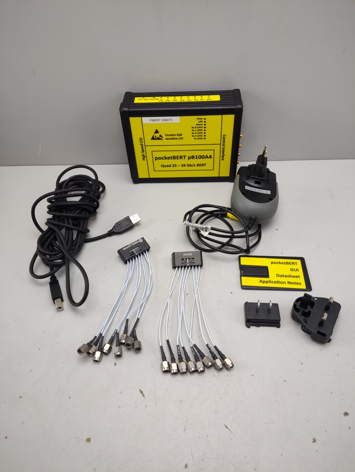 pocketBert pB100A4 Quad 25-28 Gb/s BERT Test equipment pB0073