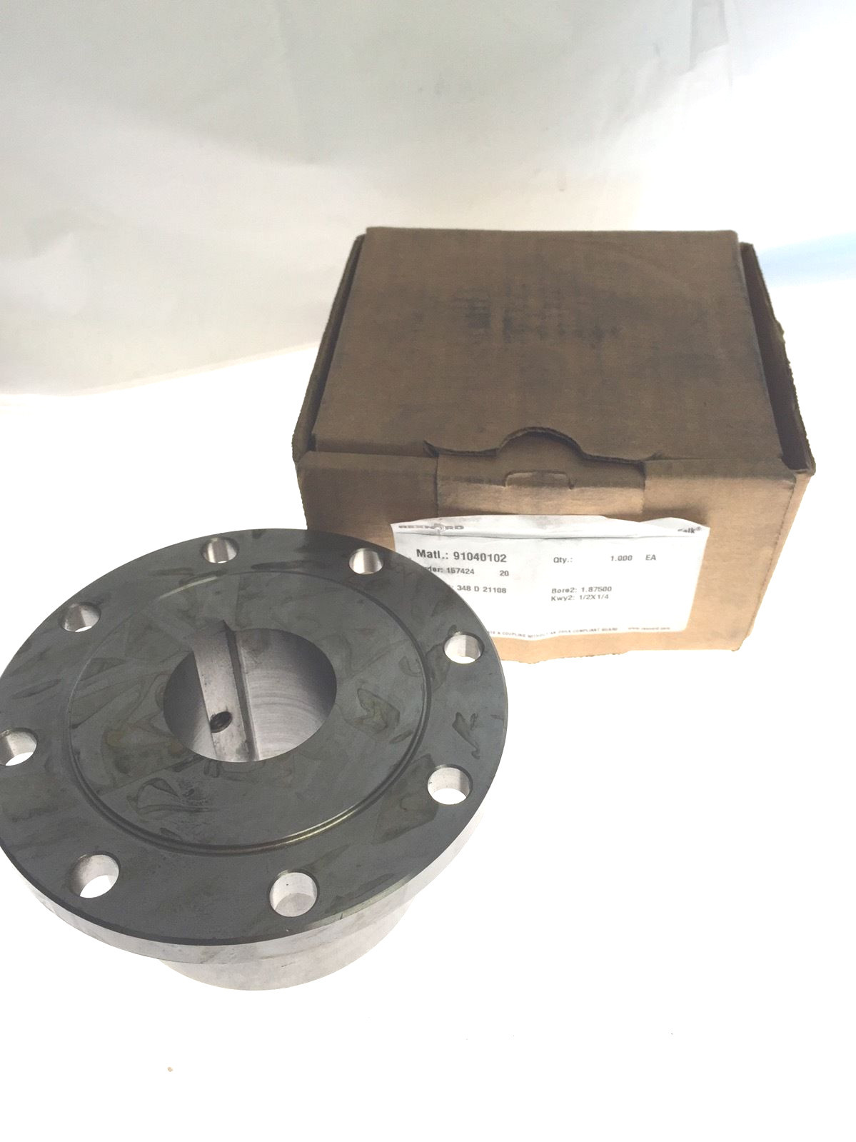 REXNORD FALK 1060T 31/35 SHAFT HUB 54.0000 BORE with K/W NON-STK NIB! (H262)