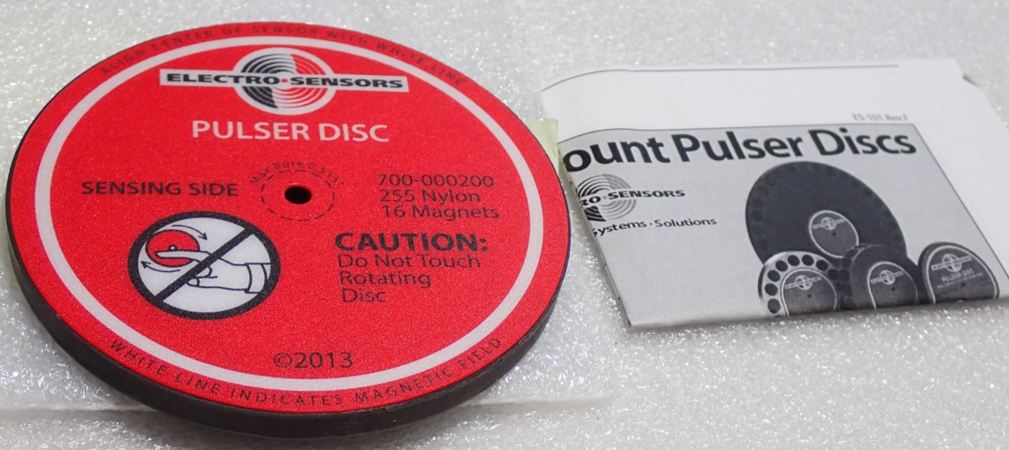 700-000200 ELECTRO-SENSOR Magnetic Pulser 4″ NEW