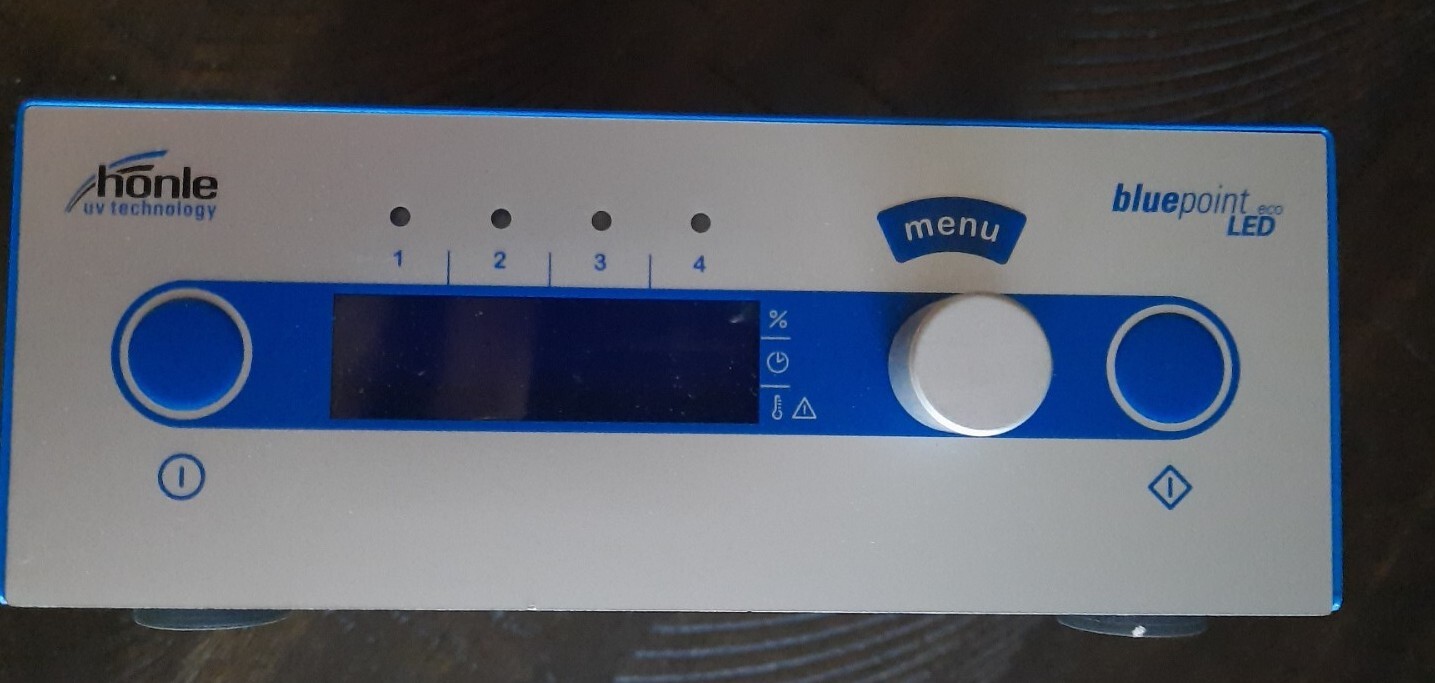 Honle Bluepoint-LED Eco. UV Adhesive Light Curing Controller.