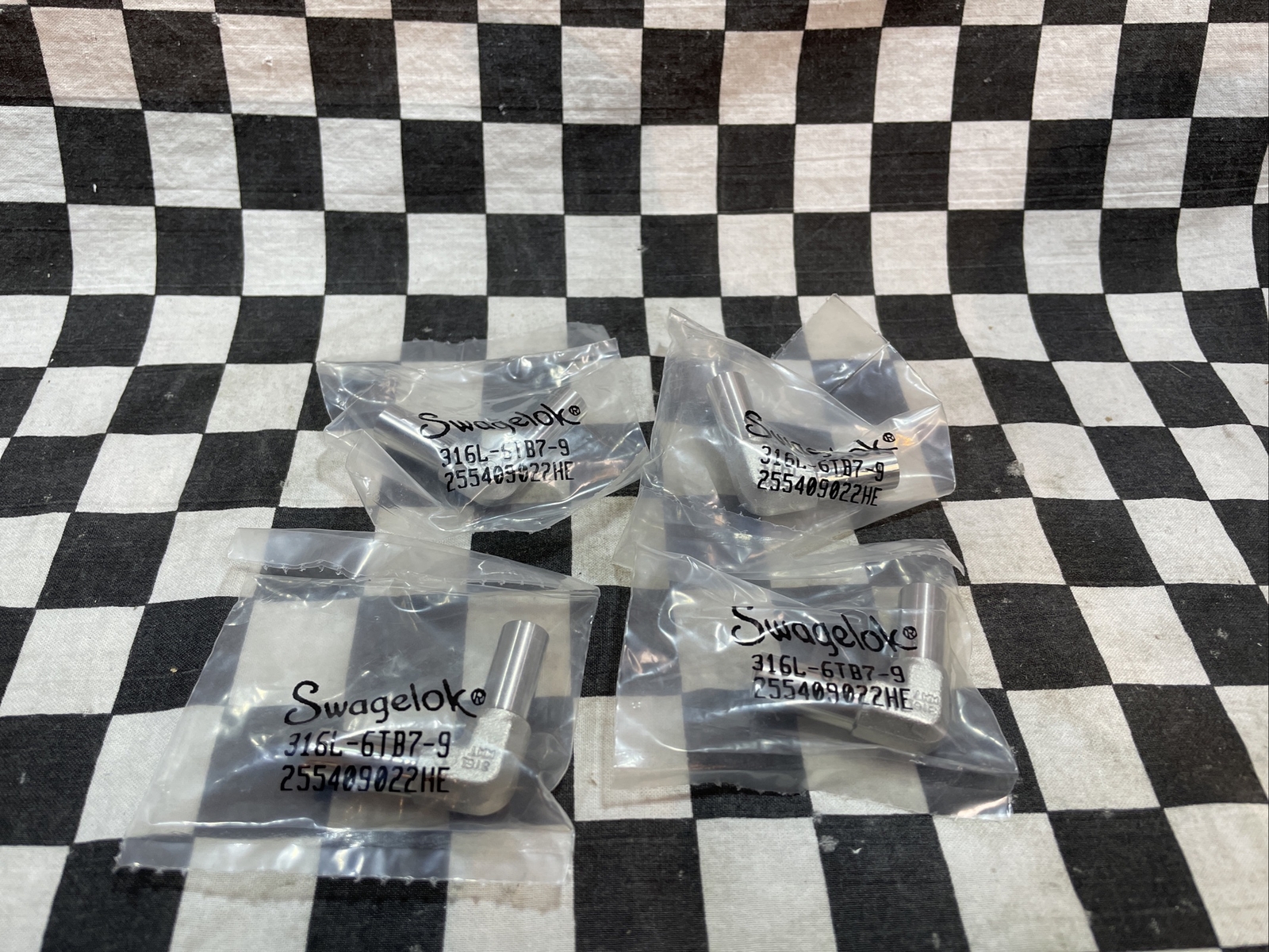 4x SWAGELOK Tube Butt Weld Union Elbow 3/8″, 316L-6TB7-9, SHIPSAMEDAY#1635P4