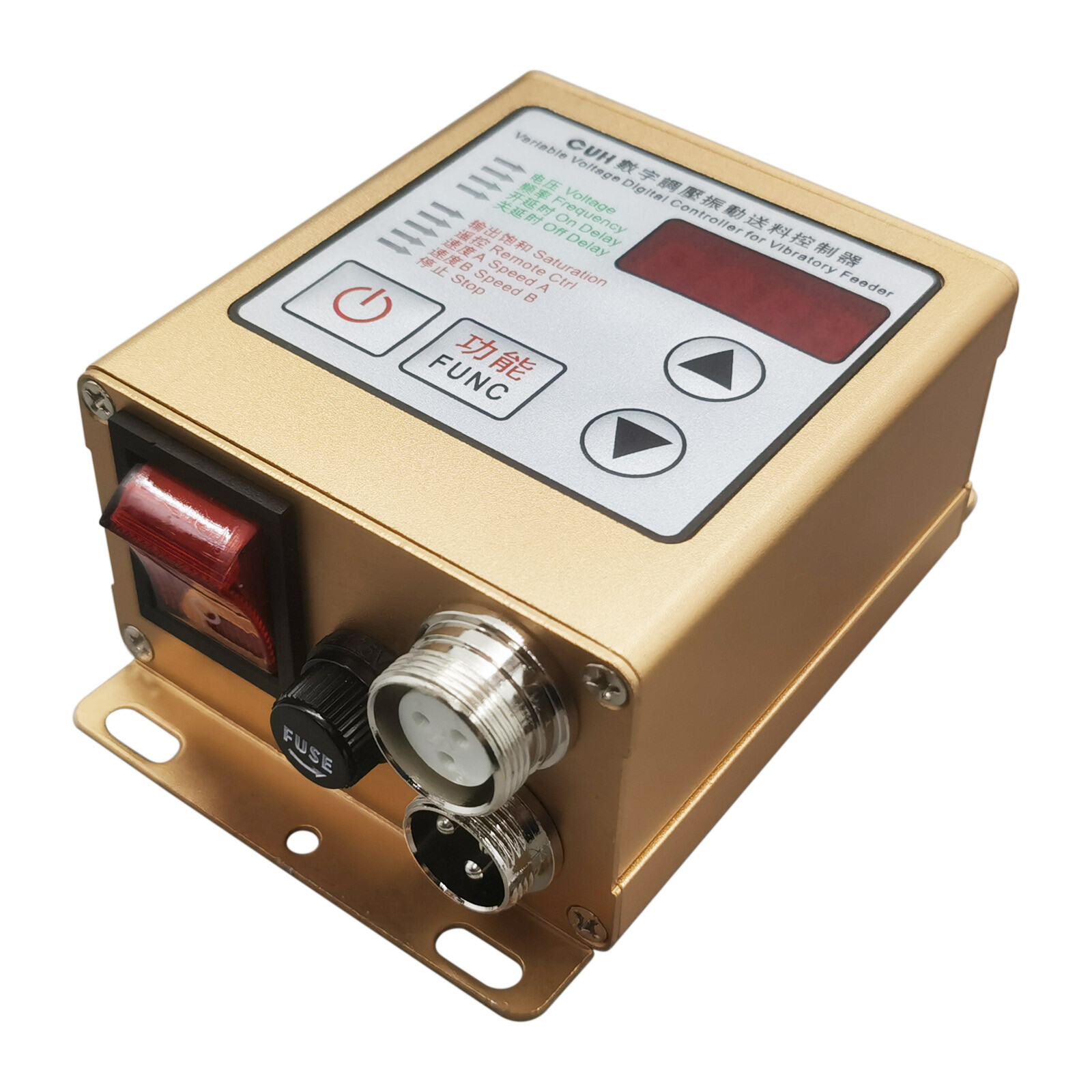 GZV-3 Small Vibrating Feeder Electromagnetic Shaking Feeding Machine 1t/h 110V