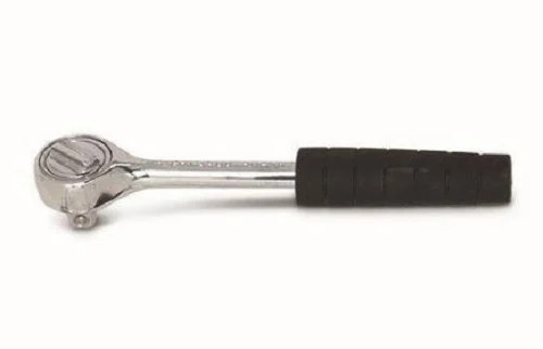 Wright Tool 132426 – 1/4Inch Drive Ratchet Contour Grip Black – 4-3/4Inch