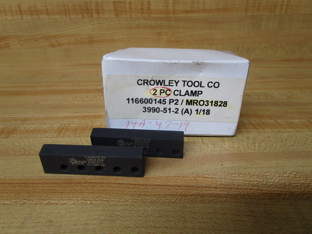 Crowley Tool 116600145 P2 2 Piece Clamp MRO31828 (Pack of 2)