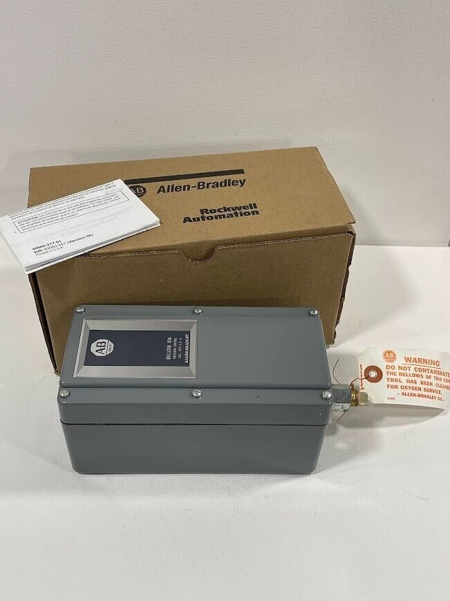 New! Allen Bradley 836-C7JX2 Pressure Control Switch Type 4-13 Ser B