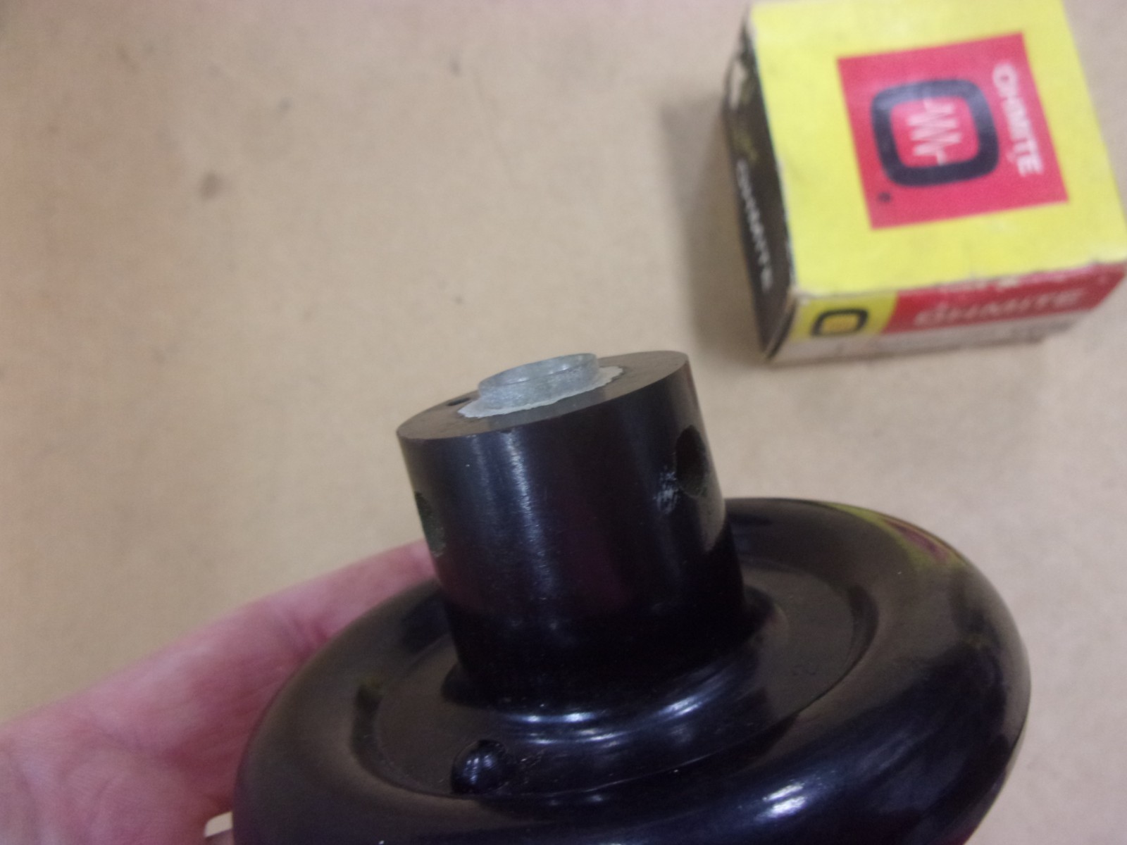 Ohmite 5105 Handwheel Knob 3/8″ Bore 3-1/4″ Welder Variable Rheostat Adjusting