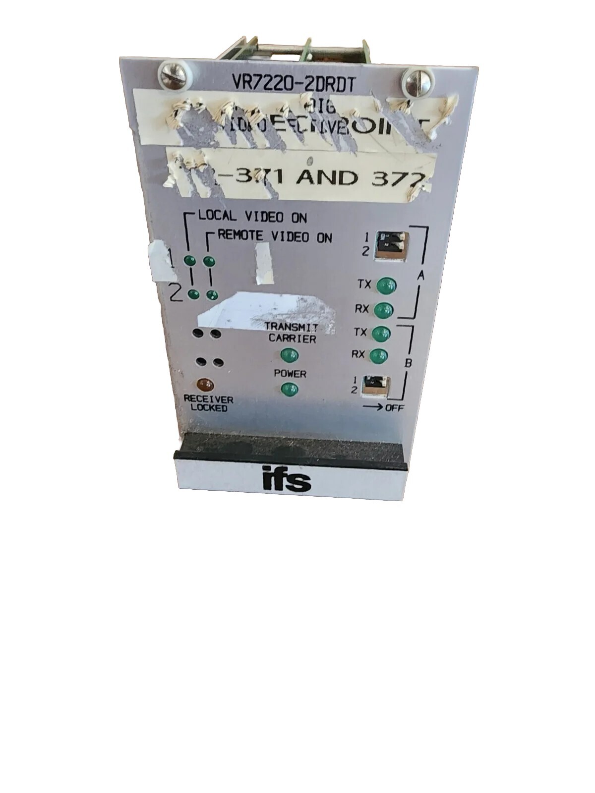 GE IFS VR7220-2DRDT 2 Channel Digital Video Receiver Data Transceiver Module