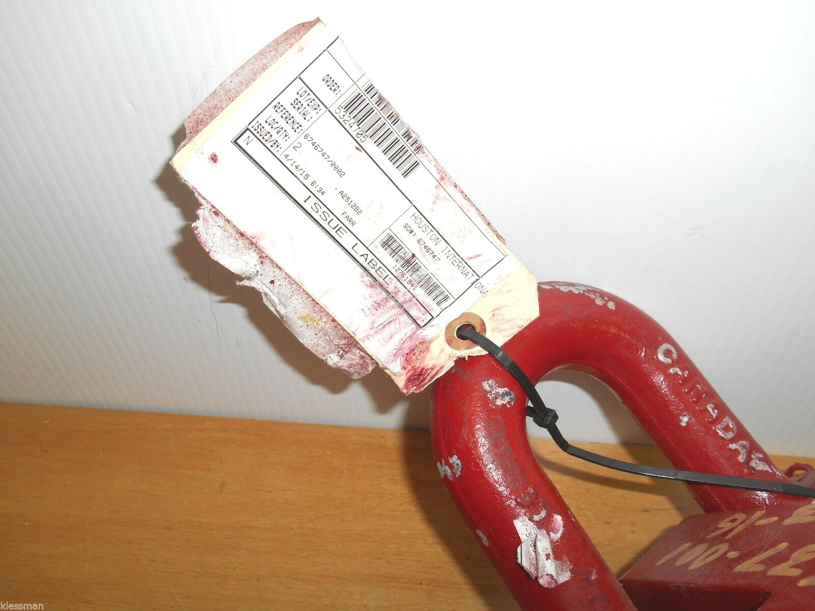Nov 10375537–01 Sling, Snub Line Saver Assy HT200 HT100 HT65