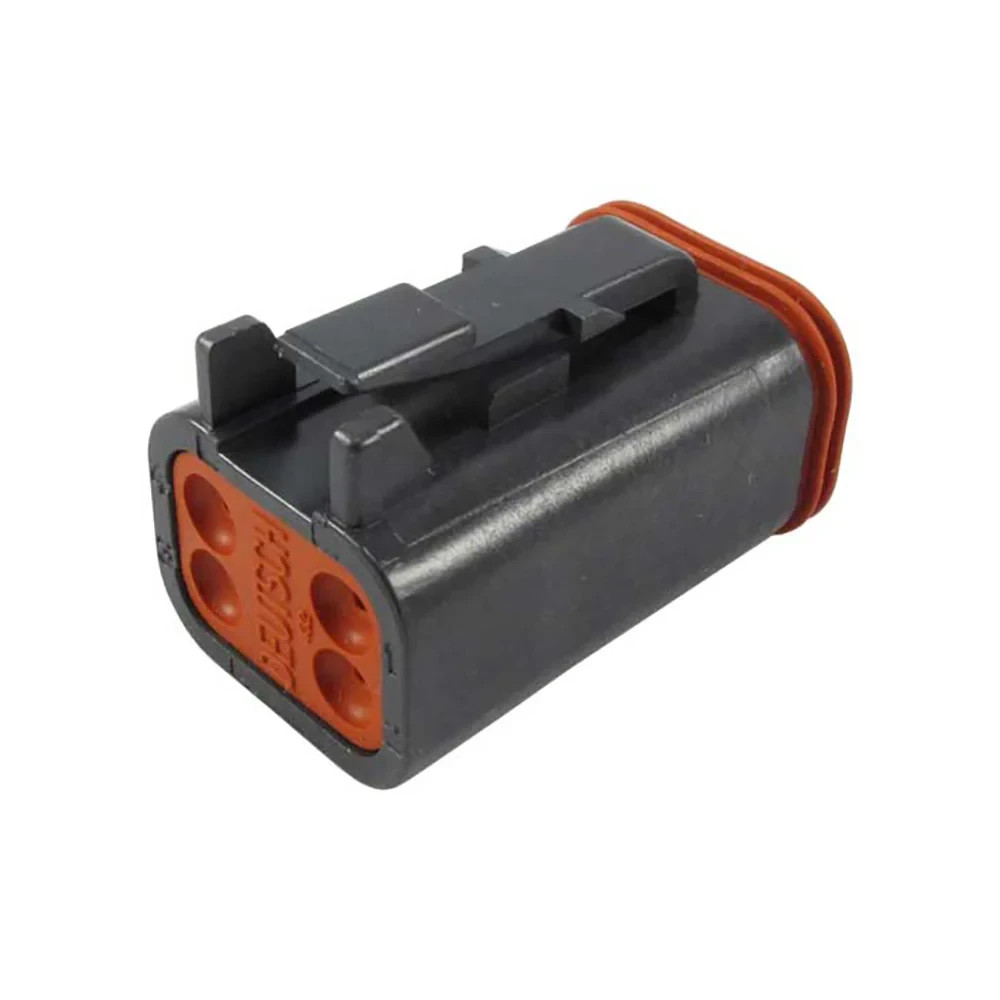 DT06-4S-E004 PLG, 4P, BLK, N