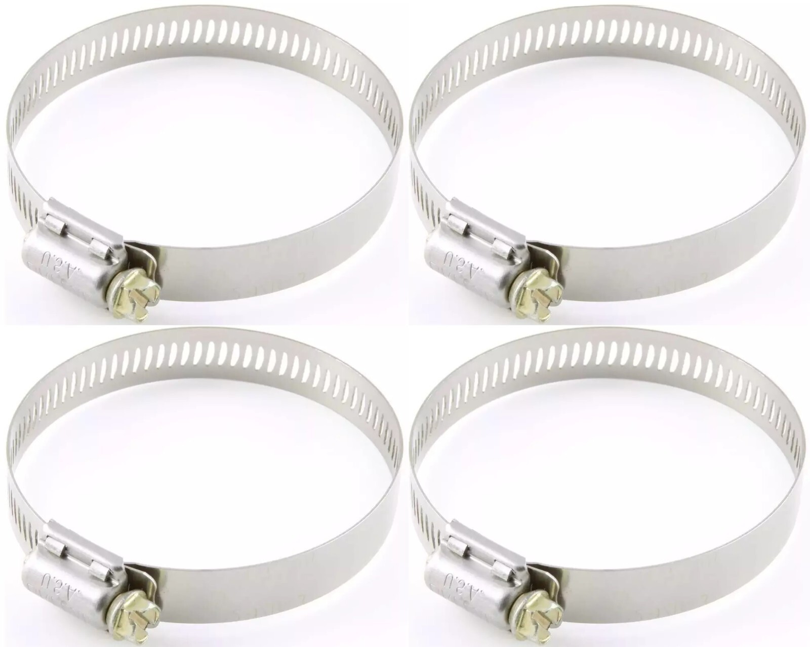 70mm – 90mm Hose Clamp Worm Drive hose clamp For Silicone Hose 70-90 (4 pack)