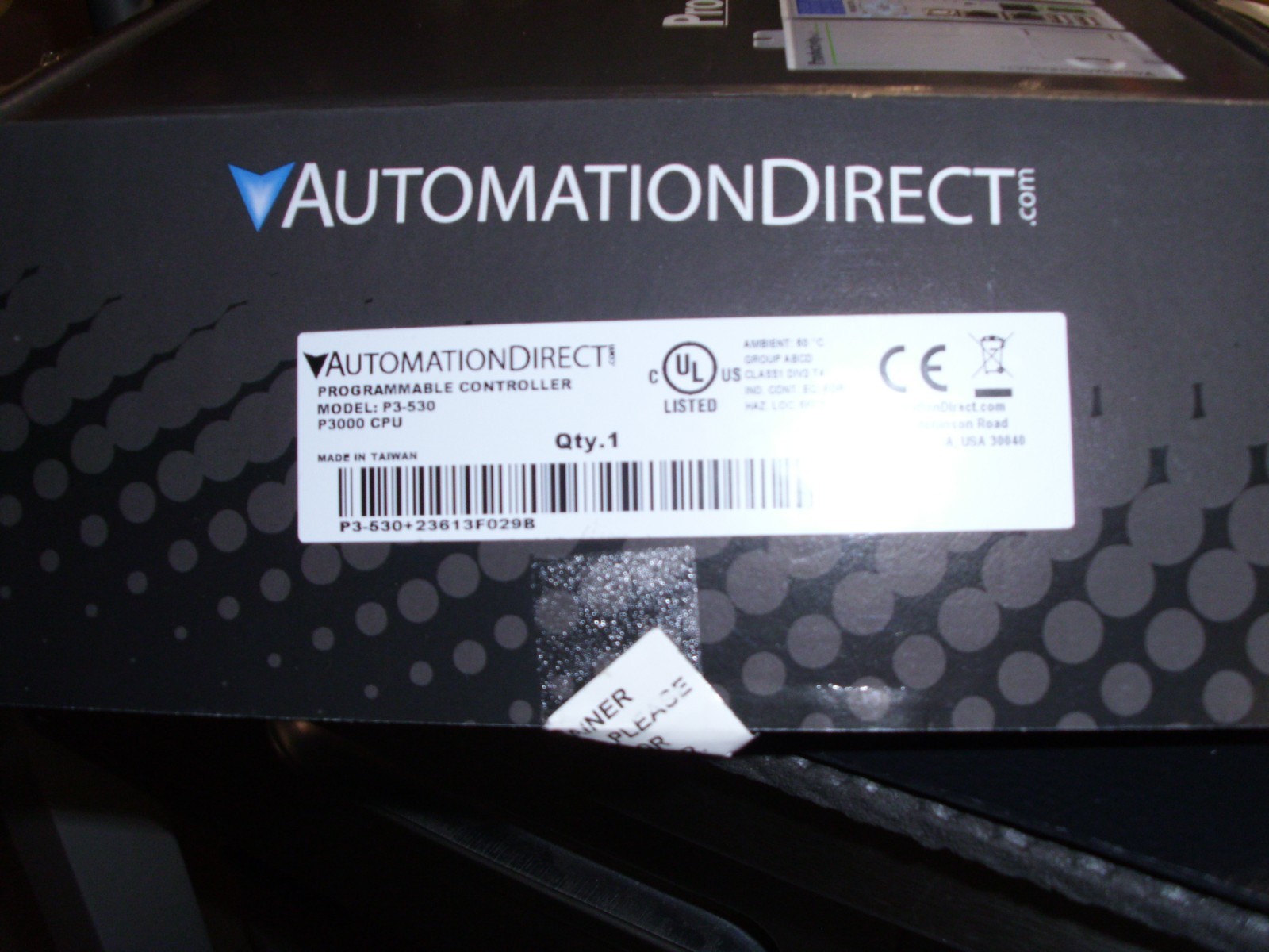 AUTOMATION DIRECT P3-530 Productivity3000 CPU, up to 25 MB ladder memory