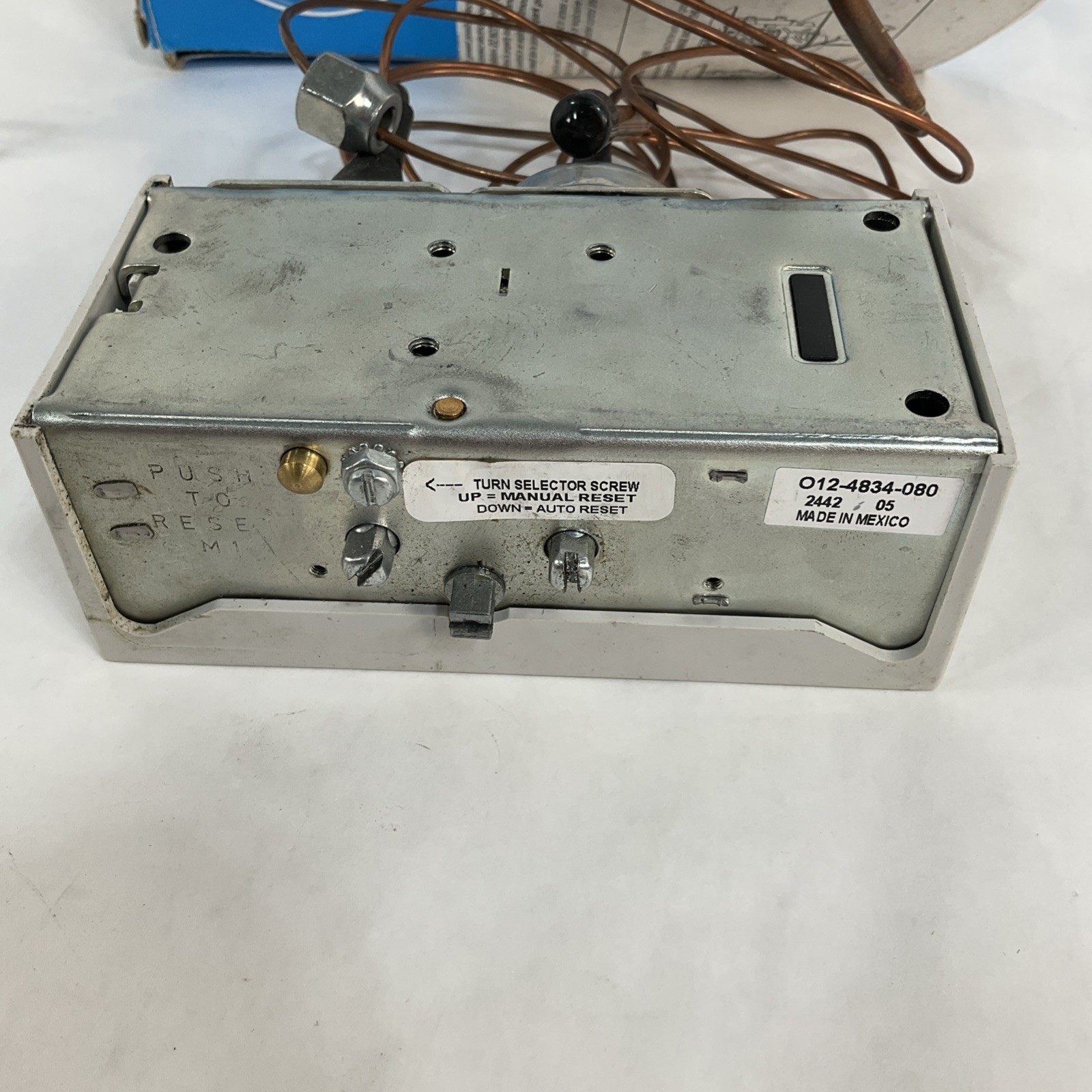 Ranco O12-4834 Dual Pressure Control With Capillary & Flare Nuts Controller