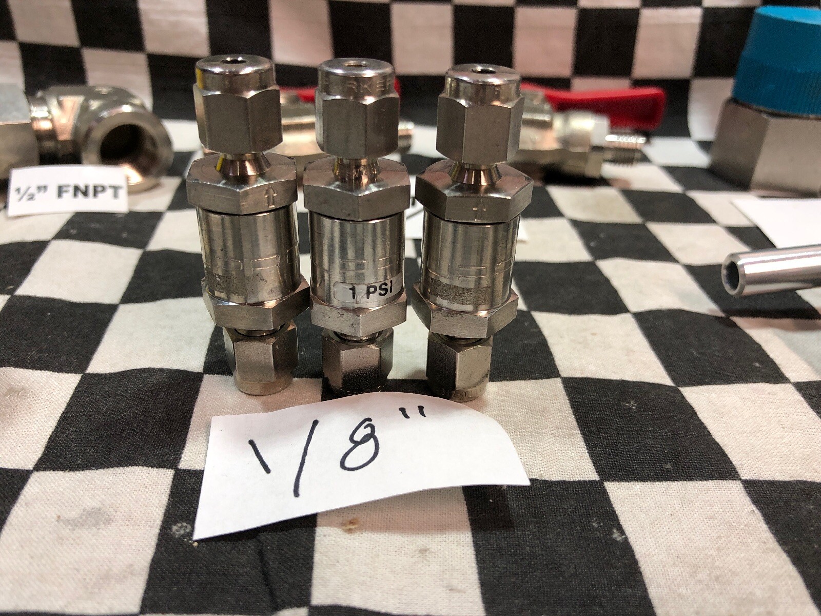 14x Swagelok/PARKER SS-56S6, 4FU6LR-T-SS SS-4C4-1/3 SS-4C-25, SS-2C-1, 4M-V4LN-B