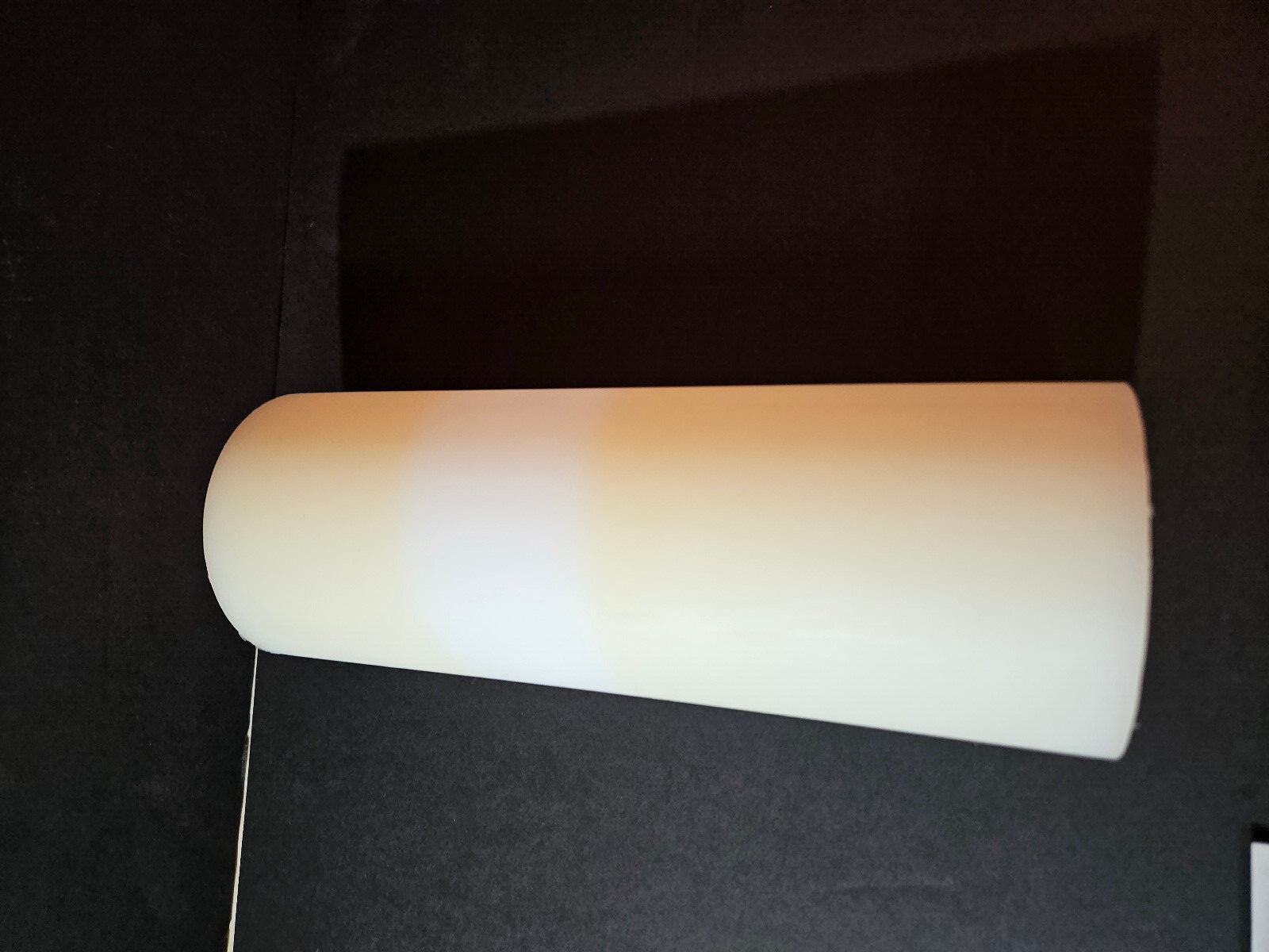 White Nylon Plastic Round Tube Cylinder Pipe Length 8 3/4″ OD 3 1/8 ID 1.85. #1
