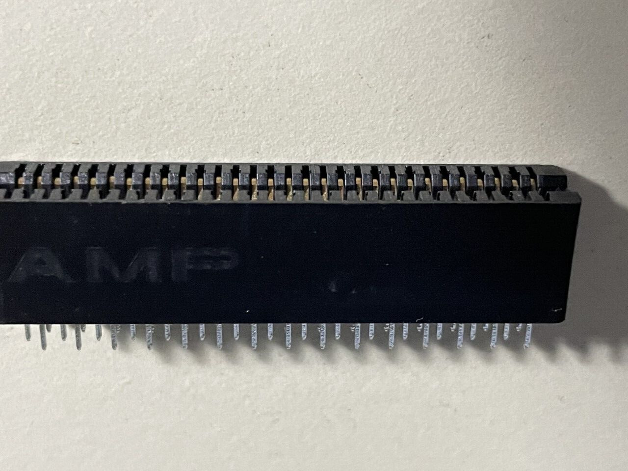 A lot of three (3) AMP p/n 382426-1 60 pins ( 32 x2) PCB card edge connectors