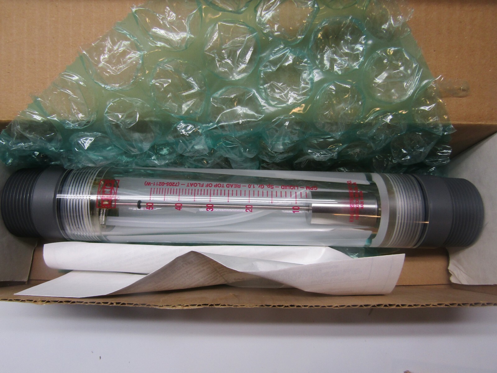 Ryan Herco 5801.332 Rotameter 50GPM 1-1/2″ MPT AC