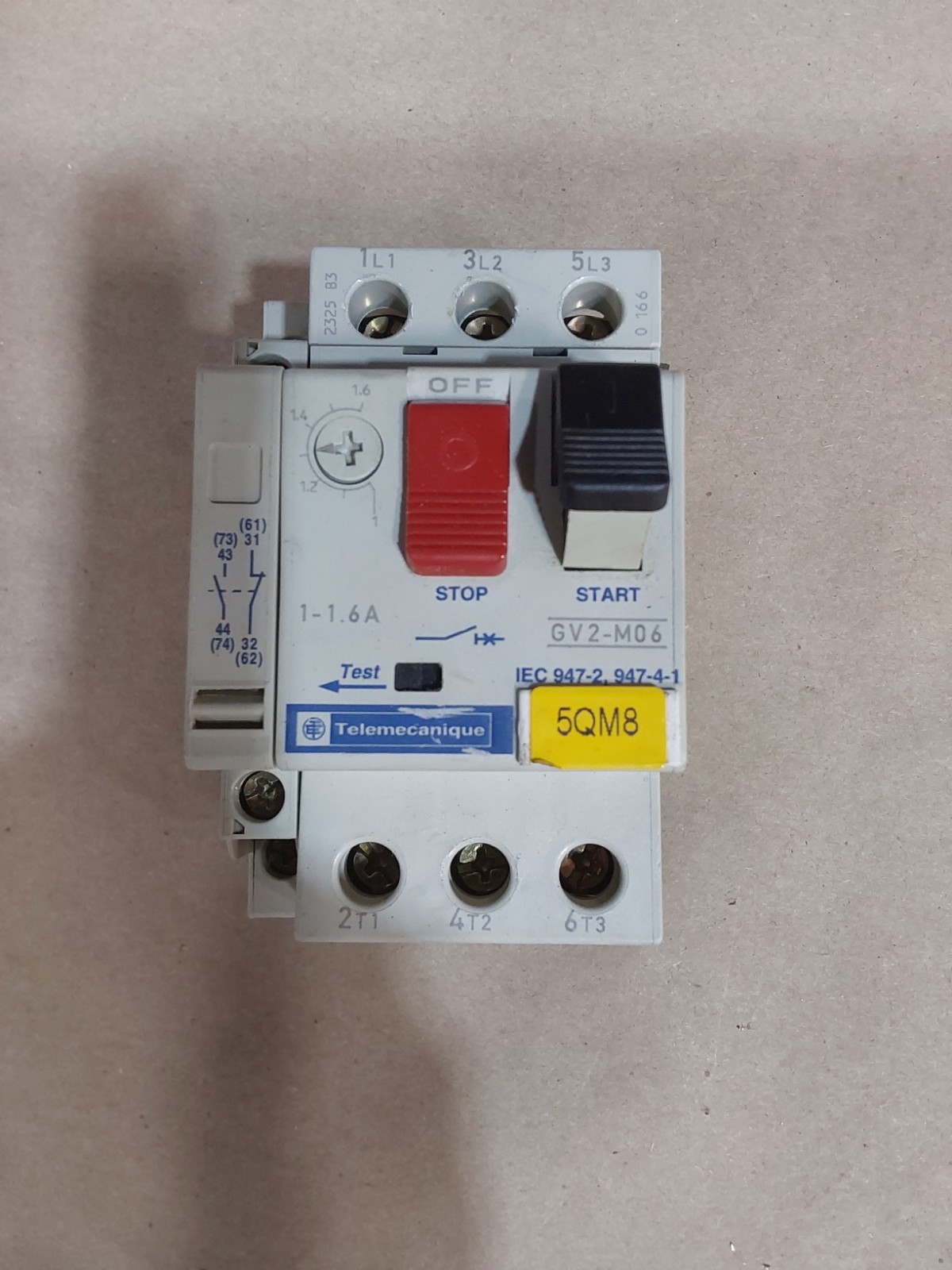 TELEMECANIQUE GV2-M08 CONTACTOR BREAKER W GV2-AN11
