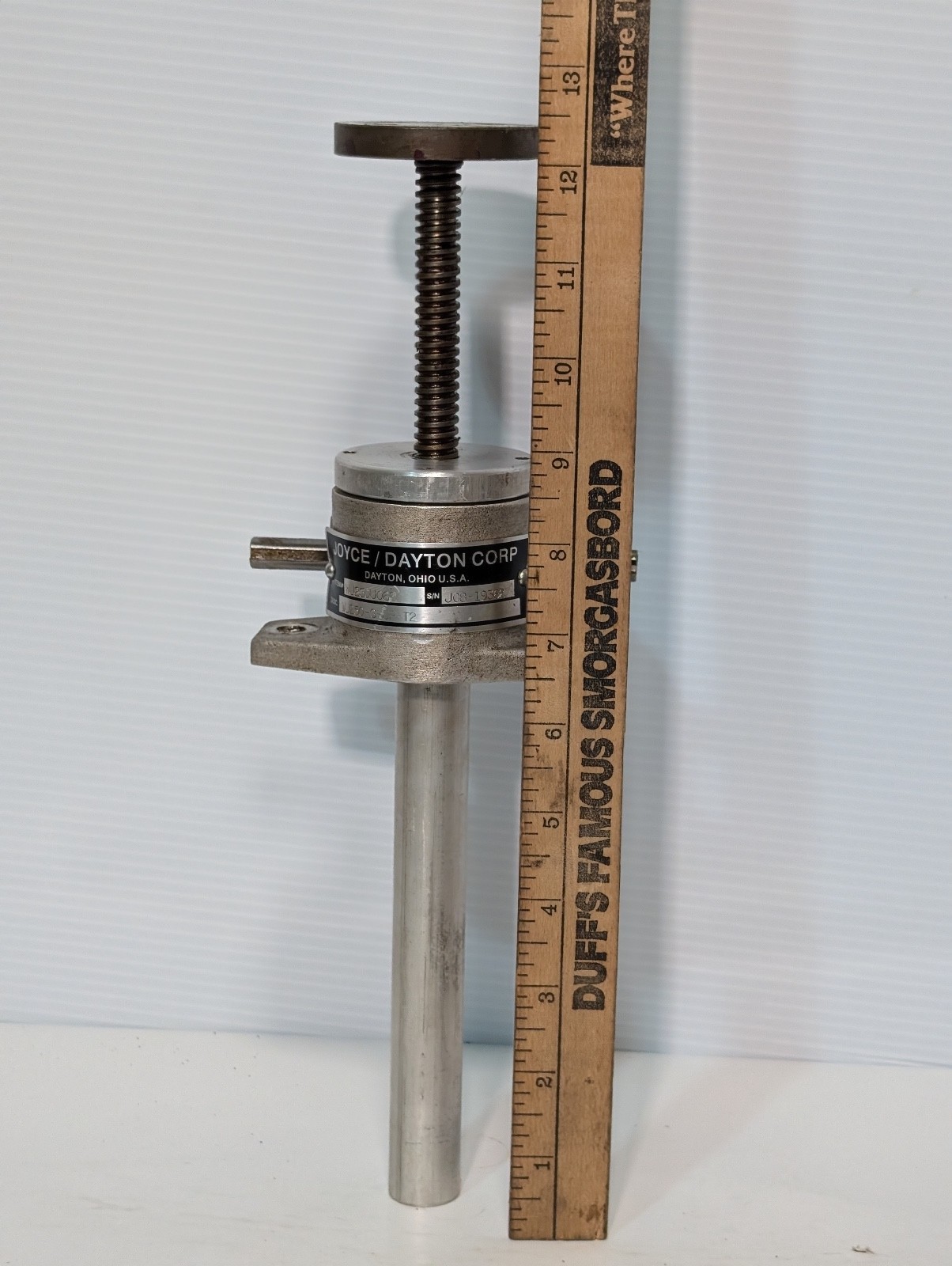 Joyce Dayton WJ250U062 250lbs Miniature 5:1 Wormgear Machine Screw Jack, Single