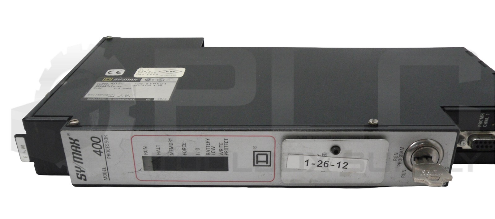 SQUARE D SY/MAX 8020 SCP401 /E PROCESSOR MODULE 5VDC 2.5AMPS 30609-515-50