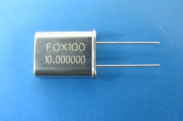 FOX FOX100 Qty of 10 per Lot QUARTZ CRYSTAL RESONATOR, 10 MHz